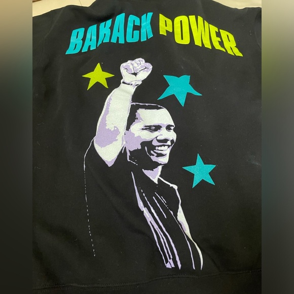 Vintage Barack Obama Barack Power Sweatshirt, Men's Medium - Picture 7 of 7